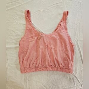 SALE! Women's Forever21 Pink Crop Top (small)